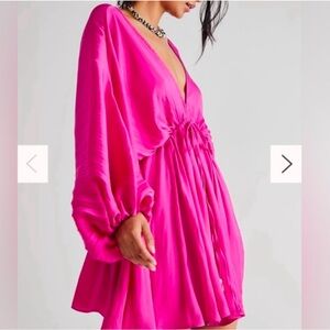 Free People Womens Printed Arzel Mini Dress